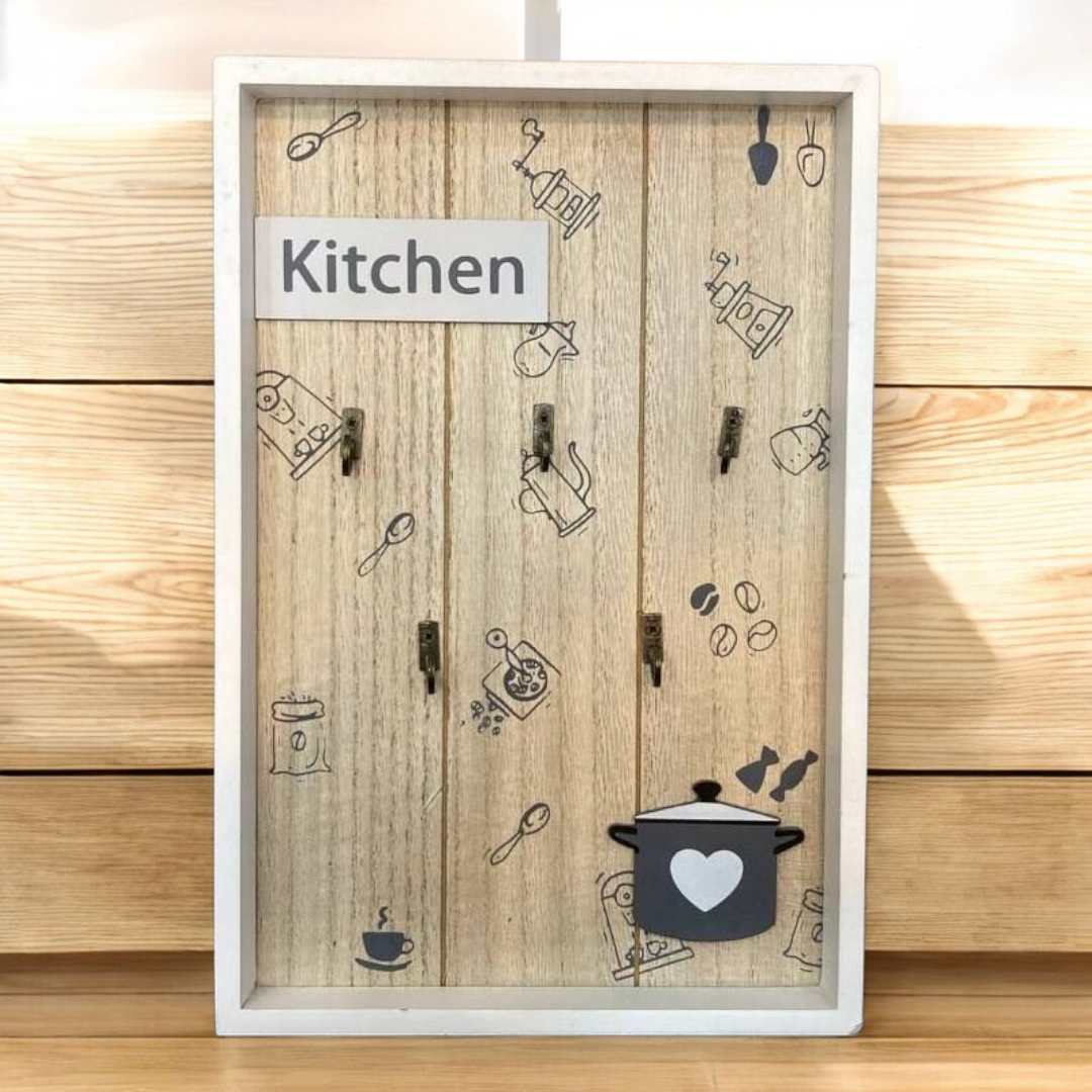 جاکلیدی دیواری ۵ تایی طرح Kitchen